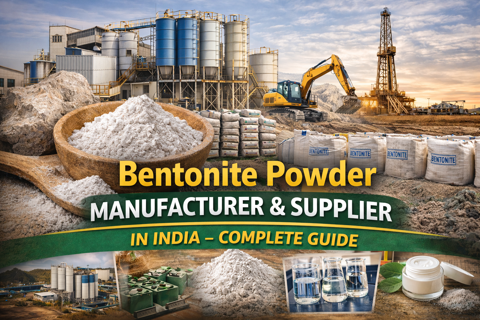 Bentonite Powder Manufacturer & Supplier in India – Complete Guide