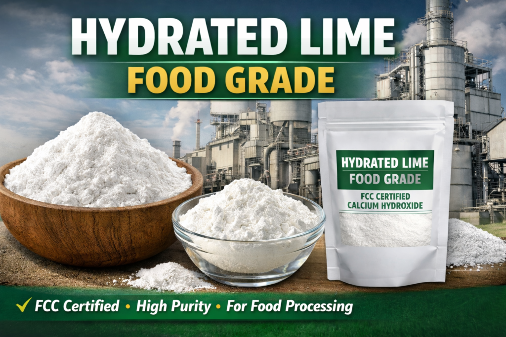 Hydrated Lime Food Grade – FCC Certified Calcium Hydroxide by Vigyan Lime