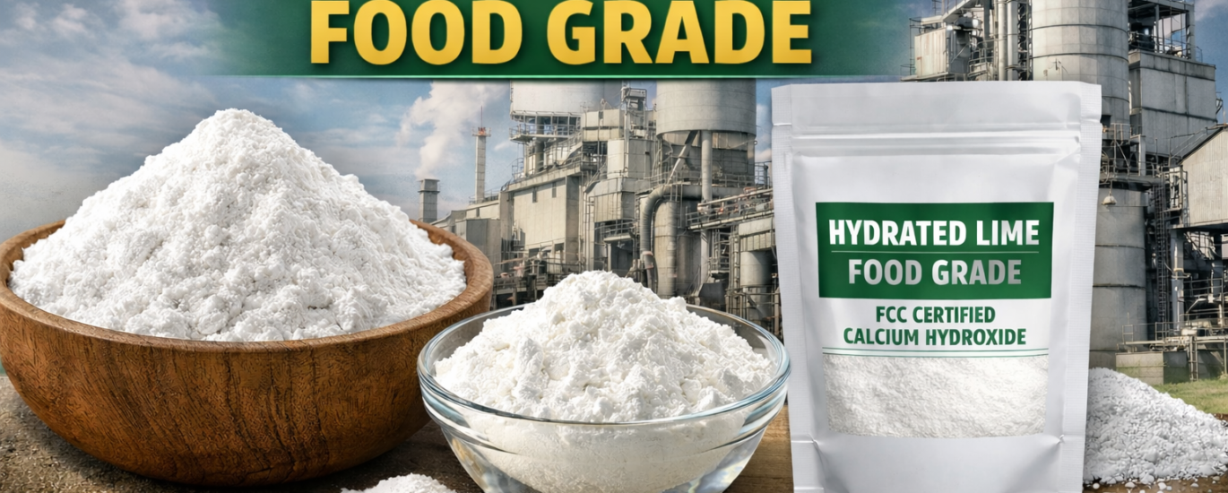 Hydrated Lime Food Grade – FCC Certified Calcium Hydroxide by Vigyan Lime