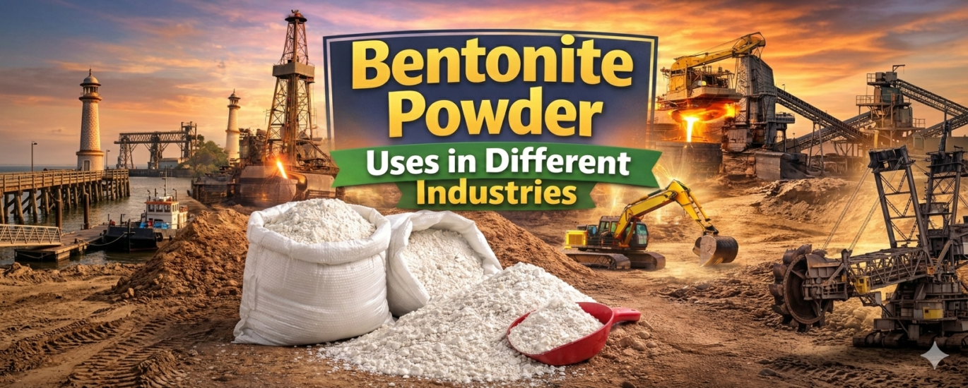 Bentonite Powder Uses in Different Industries – Complete Industrial Guide