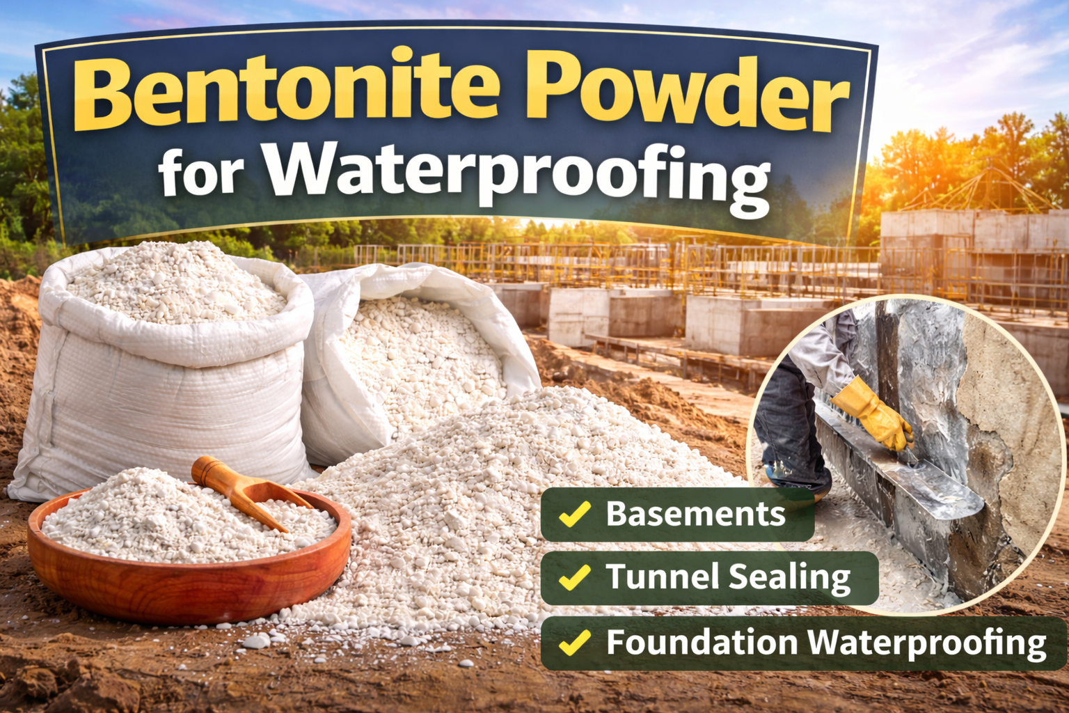 Bentonite Waterproofing vs Traditional Waterproofing