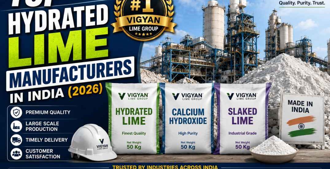 Top Hydrated Lime Manufacturers in India 2026 – Vigyan Lime Group Hydrated Lime Production