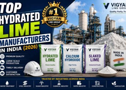 Top Hydrated Lime Manufacturers in India 2026 – Vigyan Lime Group Hydrated Lime Production